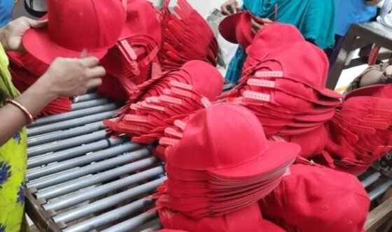 Headwear finishing detail