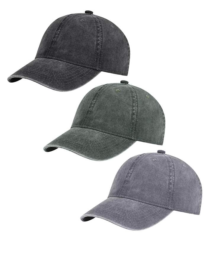 Washed denim cap supplier (3)