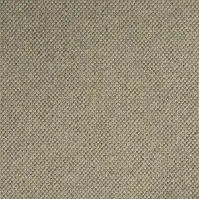Close-up of beige fabric with an even woven texture